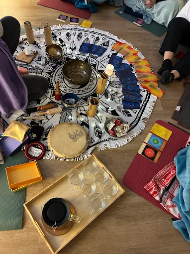 Séance collective de relaxation
